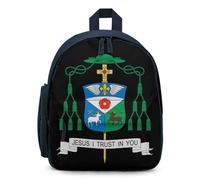David Gerard O’Connell Coat of Arms Print Mini Backpack Cute Small Travel Daypack Purse with Adjustable Straps for Women Men
