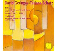 David Geringas & Tatjana Schatz - Strauss: Sonata for Cello and Piano in F major; Schulhoff: Sonata for Cello and Piano in C major