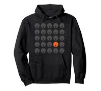 David Gilmour Luck and Strange in Concert Graphic Moons Pullover Hoodie