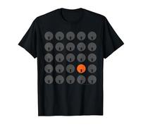David Gilmour Luck and Strange in Concert Graphic Moons T-Shirt, Men, Black, 6X-Large