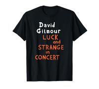 David Gilmour Luck and Strange Orange Title T-Shirt