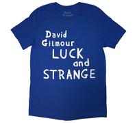 David Gilmour Luck & Strange Logo T Shirt David Gilmour Blue M