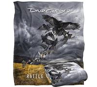 David Gilmour Rattle That Silky Touch Super Soft Throw Blanket 152 X 127 cm, White