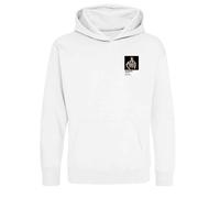 David Ginola Newcastle United Icon Frame Kids Hoodie - White / 5-6 years