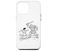 David & Goliath Fight - Kids Faith Coloring Bible Story Art Case for iPhone 12 Pro Max