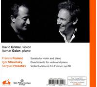 DAVID GRIMAL & ITAMAR GOLAN - POULENC PROKOFIEV & STRAVINSKY: 3 SONATAS FOR VIOL