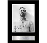 David Guetta Pre Printed Signature Signed Mounted Photo Display #1 Autograph Picture 10x8 Inch Mount