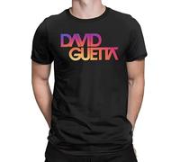 David Guetta Sunset Logo Printed T Shirt Black S