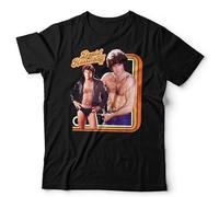 David Hasselhoff 70s Retro Star Unisex T-Shirt - Vintage TV Icon Inspired Tee - M Black