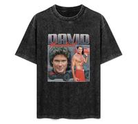 David Hasselhoff 80S Knight Rider Kitt Vintage Dad Mens T-Shirt Black Unisex Tee M