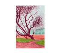 David-Hockney 12 Canvas Poster Bedroom Decor Landscape Office Room Decor Gift Unframe-style 20x30inch(50x75cm)