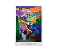 David-Hockney 4 Canvas Poster Wall Art Decor Print Picture Paintings for Living Room Bedroom Decoration Unframe-style 16x24inch(40x60cm)