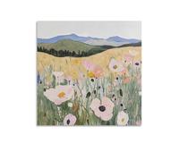 David Hockney Arrival of Spring Waterproof Fabric Poster (63) Picture Print Canvas Poster Wall Paint Art Posters Decor Modern Home Artworks 20x20inch(50x50cm)