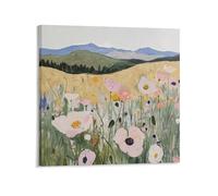 David Hockney Arrival of Spring Waterproof Fabric Poster (63) Picture Print Wall Art Poster Painting Canvas Posters Artworks Room Aesthetic 12x12inch(30x30cm)