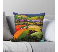 David Hockney Garrowby Hill Square Pillowcase Polyester Linen Velvet Creative Decorative Pillow Case Home Cushion Cover