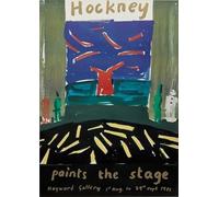 David Hockney - Hockney - Paints the Stage 3248 - Canvas Print On A Wooden Frame - Perfect Picture For Wall Decoration