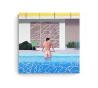 David Hockney Peter Getting Out of Nick's Pool Poster Decorative Painting Canvas Wall Art Living Room Poster Bedroom Painting Wall Art Picture Print Modern Family Room Decor 20 x 20 Inches (50 x 50 cm