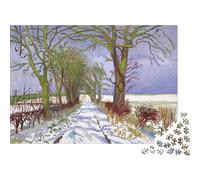 David Hockney Puzzle Wooden 1000 Piece Fine Art Jigsaw Impossible Museum Jigsaws World Famous Paintings Puzzles Challenge Toy Educational Games