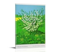 David Hockney The Arrival of Spring Art Poster Decorative Painting Canvas Wall Art Living Room Poster Bedroom Painting Wall Art Picture Print Modern Family Room Decor 16 x 24 Inches (40 x 60 cm)