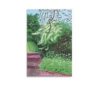 DAVID HOCKNEY - The Arrival of Spring at Woldgate Poster Decorative Painting Canvas Wall Art Living Room Poster Bedroom Painting Wall Art Picture Print Modern Family Room Decor 12 x 18 Inches (30 x 45