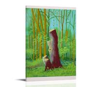 David Hockney The Arrival Of Spring In Woldgate East Yorkshire Poster Decorative Painting Canvas Wall Art Living Room Poster Bedroom Painting Wall Art Picture Print Modern Family Room Decor 08 x 1