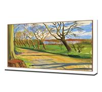 david hockney walnut trees - Canvas Wall Art - Canvas Print On A Wooden Frame - Perfect Picture For Wall Decoration