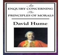 David Hume AN ENQUIRY CONCERNING THE PRINCIPLES OF MORALS Hardcover Book David Hume Multicolor