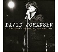 DAVID JOHANSEN - JOHANSEN, DAVID - LIVE AT BUNKY'S MADISON by DAVID JOHANSEN