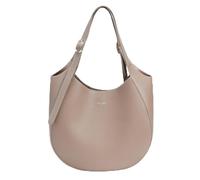 David Jones - Women’s Large Shoulder Bag - PU Leather Hobo Handbag - Elegant Tote Shopper Long Handle - Classic Fashion City Travel Work Practical Office Bag A4 Everyday Chic - Beige
