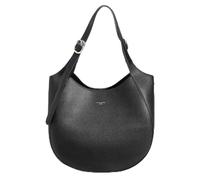 David Jones - Women’s Large Shoulder Bag - PU Leather Hobo Handbag - Elegant Tote Shopper Long Handle - Classic Fashion City Travel Work Practical Office Bag A4 Everyday Chic - Black