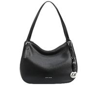 David Jones - Women’s Shoulder Handbag - PU Leather Hobo Bag - Elegant Medium Tote Shopper Long Handle - Classic Fashion City Travel Work Practical Trendy Everyday Casual Office - Black