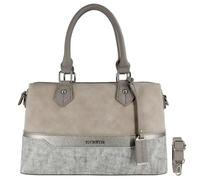 David Jones - Women's Bowling Tote Bag Medium Size, beige, Medium