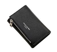 David Jones - Women's Faux Leather Coin Purse - Synthetic Leather PU Small Wallet Card Holder - Bill and Coin Pocket, Black, One Size