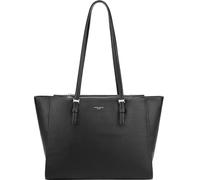David Jones - Women's Large Shoulder Tote Bag | Large Size A4 Size PU Leather Laptop Bag 15.6 Inches Long Handle Shopper Girl Student