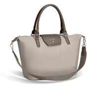 David Jones - Women's Nylon Tote Bag - Large Capacity Soft Shopping Bag - Shopper Tote Shoulder Shoulder Strap - Elegant Work City Travel Fashion Original Trendy, Brown Taupe, Taille unique