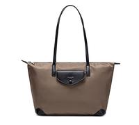 David Jones - Women's Nylon Tote Bag - Waterproof Shoulder Bag Travel Beach - Foldable Shopper Handbag Large Capacity - Fashion Zipper Crossbody Bag - Casual Elegant Work City - Taupe Brown