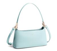 David Jones - Women's shoulder bag - Handbag worn under the shoulder arm - Shoulder bag - Rigid PU leather shoulder bag - Fashion trendy elegant city bag for phone wallet, Bright blue