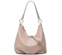 David Jones - Women's Small Shoulder Bag - Faux Leather Shoulder Bag Crossed Crossed - Hobo Messenger Bag with Handle Handle - Soft City Fashion Trendy Elegant Messenger Bag, Pink
