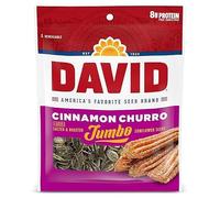 DAVID Jumbo Sunflower Seeds, Cinnamon Churro Flavor, Salted and Roasted, 149g