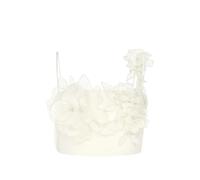David Koma floral appliqué top - Neutrals 6-8-10-12-14