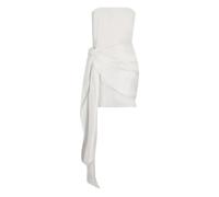 David Koma tie strapless mini dress - White 8-10