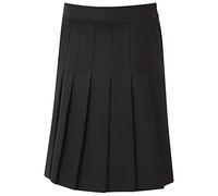 David Luke 26.5in Waist Age 12-13 Black Junior Stitched Down Knife Pleat Skirt