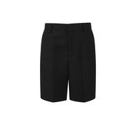 David Luke Boy's Bermuda Length School Shorts in Black | Size: 7-8 Years David Luke Black 7-8 Years