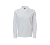 David Luke Girl's Long Sleeve Revere Collar Shirts 2 pack in White | Size: 11-12 Years David Luke White 11-12 Years