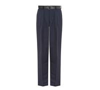 David Luke Men's Regular Fit Senior School Trousers in Navy | Size: 31S David Luke Navy 31S