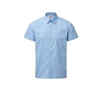 David Luke Men's Short Sleeve Eco Shirts 2 pack in Light Blue | Size: 15-16 Years David Luke Light Blue 15-16 Years