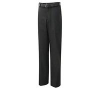 David Luke School Uniform Senior Flat Front Slim Fit Trouser Black 31"/32-r