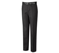David Luke Senior Flat Front Slim Fit School Trousers Grey 36in Waist 36in Extra Long Leg
