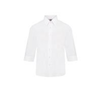 David Luke Women's 3/4 Sleeve Fitted School Blouse 2 pack in White | Size: 15-16 Years David Luke White 15-16 Years