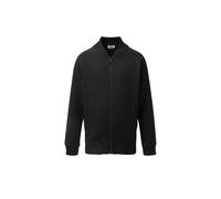 David Luke Zip Up School Jumper in Black | Size: Small David Luke Black S